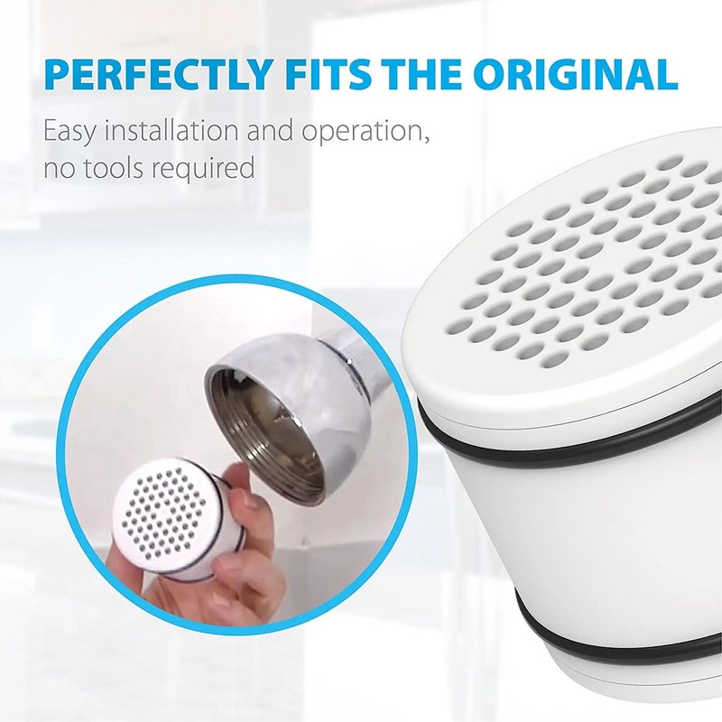 Bluejw WHR-140 Shower Head Filter Replacement for Culligan ISH-100, WHR-140, WSH-C125, HSH-C135 - Showerhead Filters - Image 3